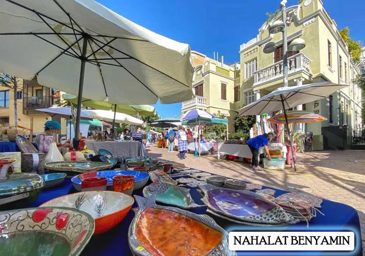 Tel-Aviv Center, Near The Beach, Terrace, 2 People Eksteriør bilde